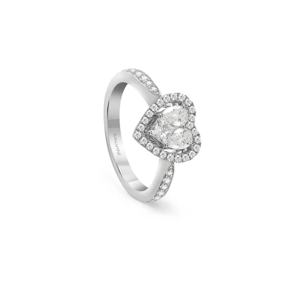 Anello cuore Diamanti Salvini