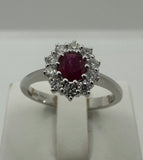 Anello Rubino Davite & delucchi