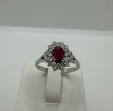 Anello rubino Davite & delucchi