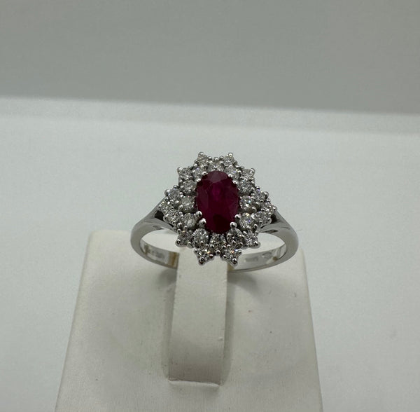 Anello rubino Davite & delucchi