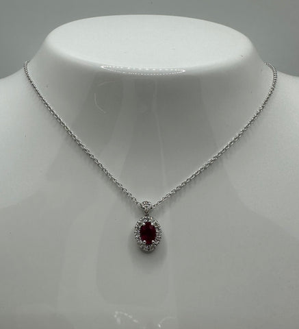 Collana rubino Davite & delucchi