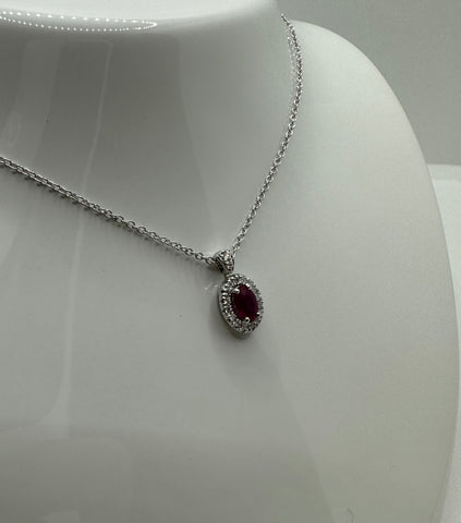Collana rubino Davite & delucchi