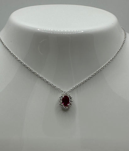Collana rubino Davite & Delucchi