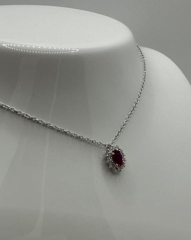 Collana rubino Davite & Delucchi