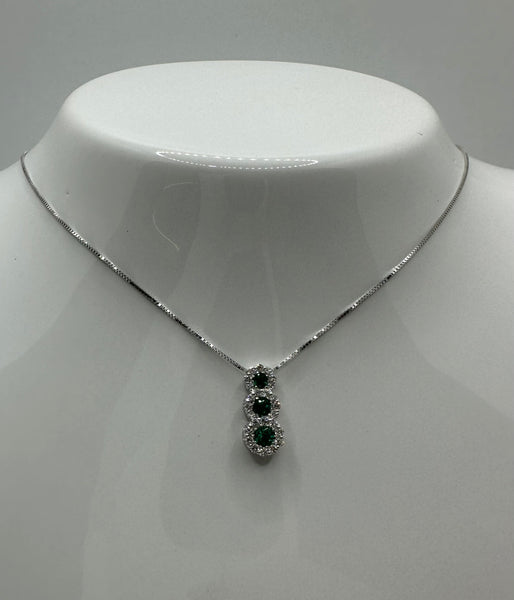 Collana trilogy smeraldo Davite & Delucchi