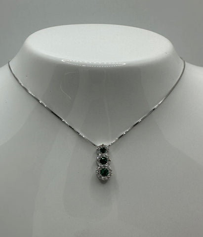 Collana trilogy smeraldo Davite & Delucchi