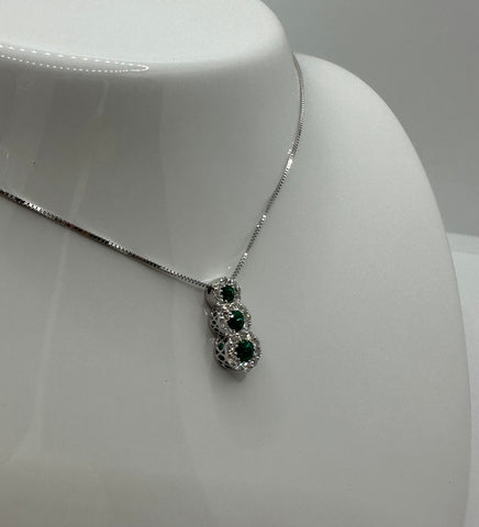 Collana trilogy smeraldo Davite & Delucchi