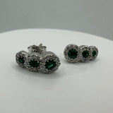 Orecchini trilogy smeraldi Davite & Delucchi