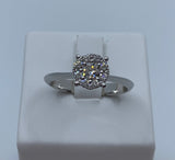 Anello solitario Mikiko