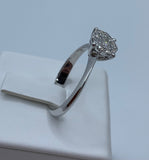 Anello solitario Mikiko