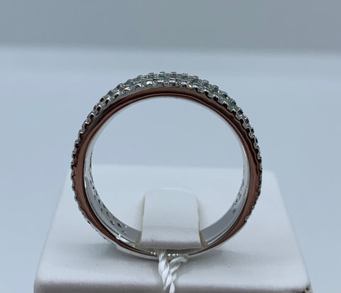 Anello Veretta Smeraldi PG Gioielli