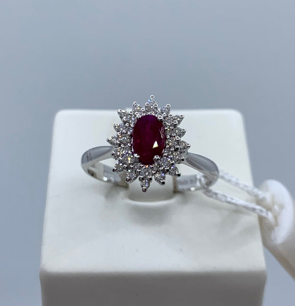 Anello Con Rubino Davite & Delucchi
