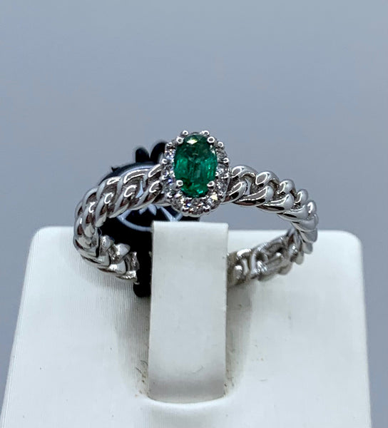 Anello con Smeraldo Forever Unique