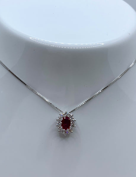 Collana Rubino Davite & Delucchi