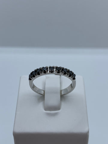 Anello Diamanti Neri Acanfora