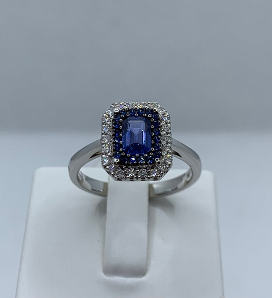 Anello con Zaffiri e Diamanti Davite&Delucchi