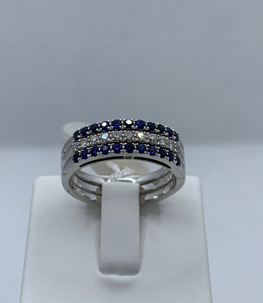 Anello Zaffiri e Diamanti Davite&Delucchi
