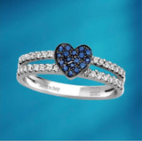 Anello con cuore Davite&Delucchi