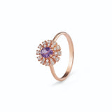 Anello GIRASOLE Bliss con Ametista