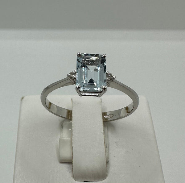 Anello acquamarina Perry