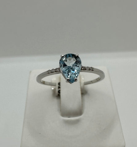Anello Acquamarina Perry
