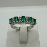 Anello veretta smeraldi Davite & Delucchi