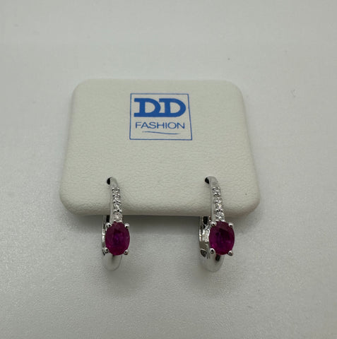 Orecchini Rubini Davite & Delucchi