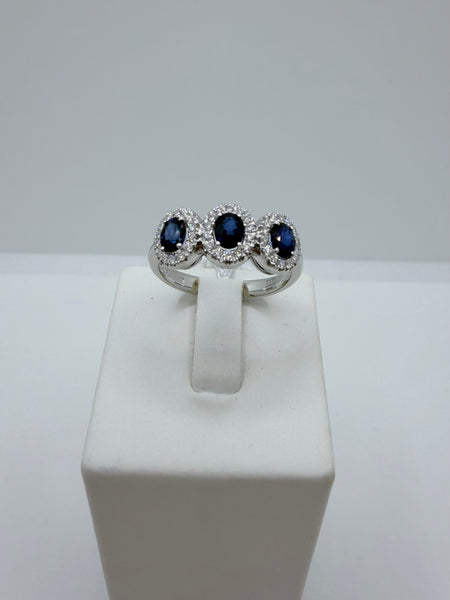 Anello Zaffiri Davite & Delucchi