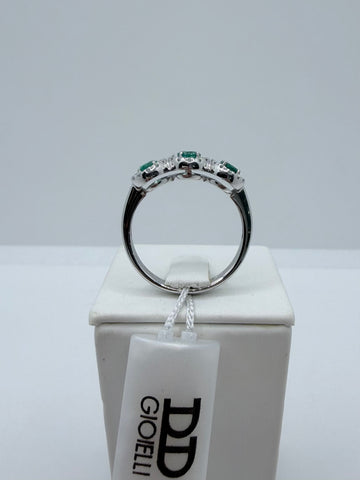 Anello Smeraldi Davite & Delucchi