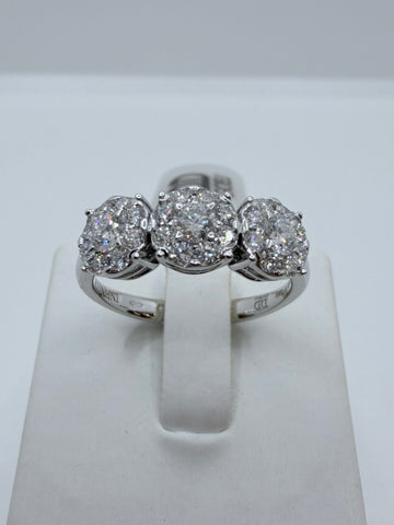 Anello trilogy Diamanti