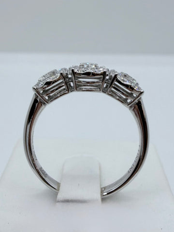 Anello trilogy Diamanti