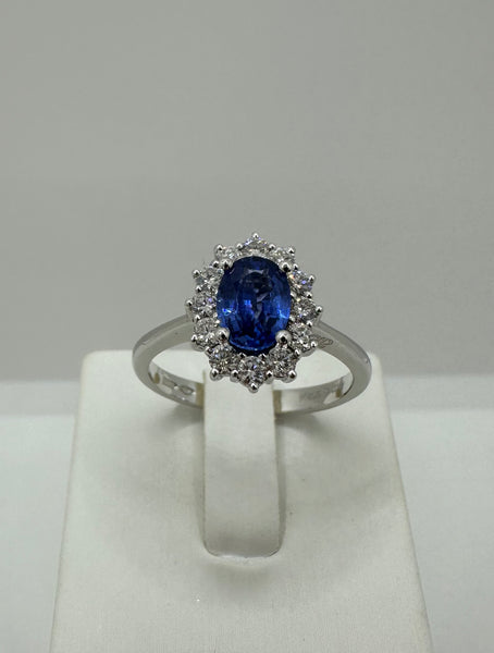 Anello Zaffiro blu Davite & Delucchi