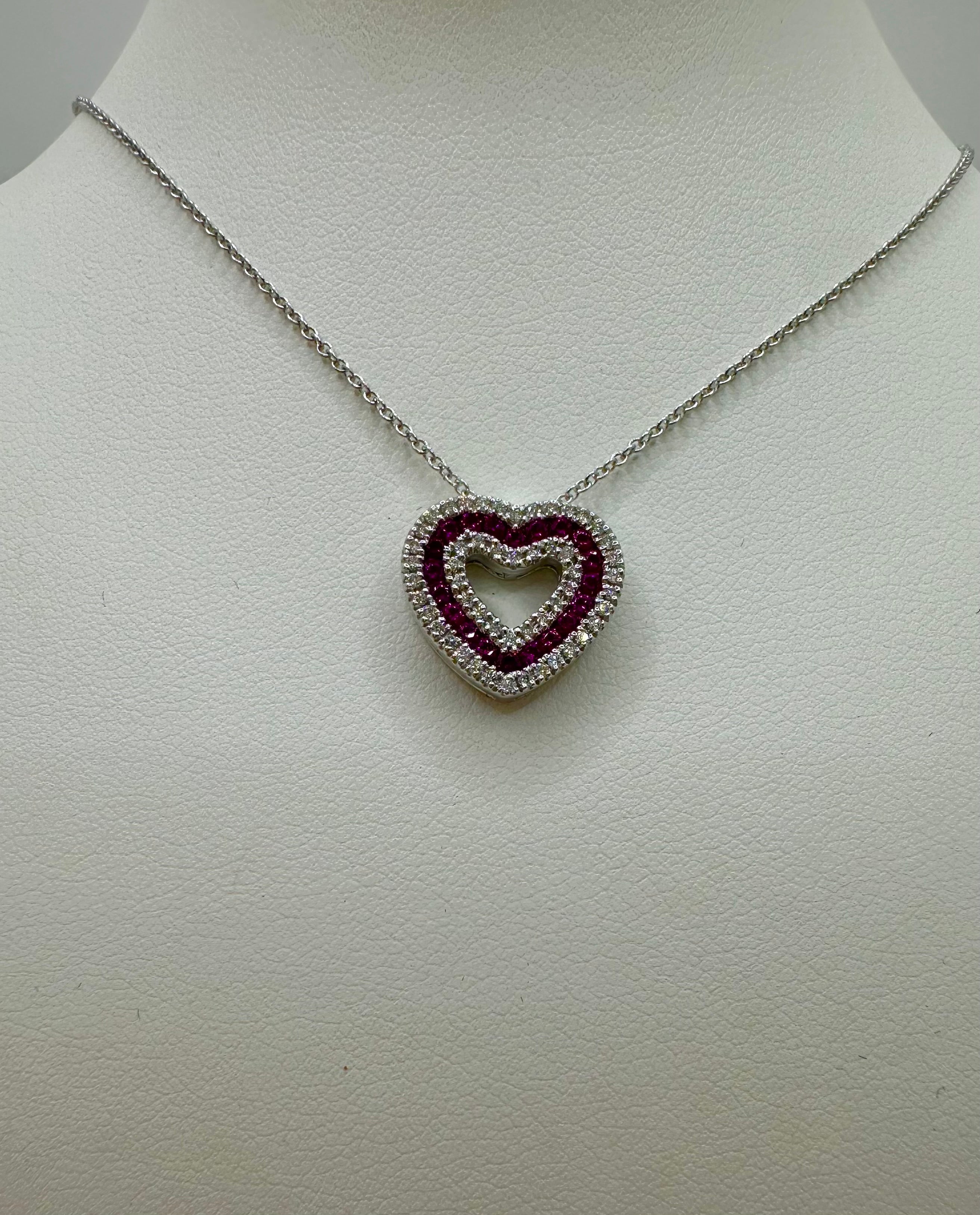 Cuore rubini Davite Delucchi