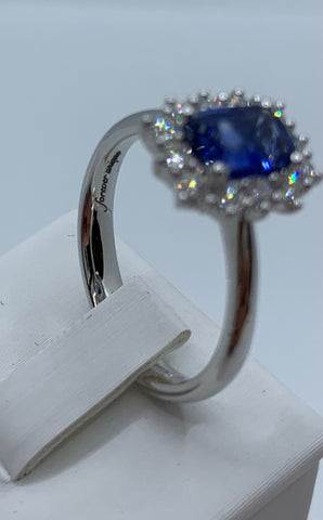 Anello con zaffiro Forever unique