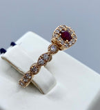 Anello Rubino Golay