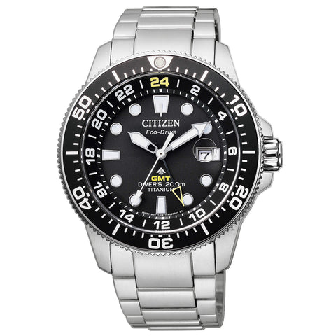 Citizen Diver's Eco Drive GMT Super Titanio 	BJ7110-89E